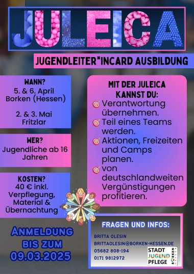 Kopie von Kopie von Juleica 2024 Insta Post (Poster)